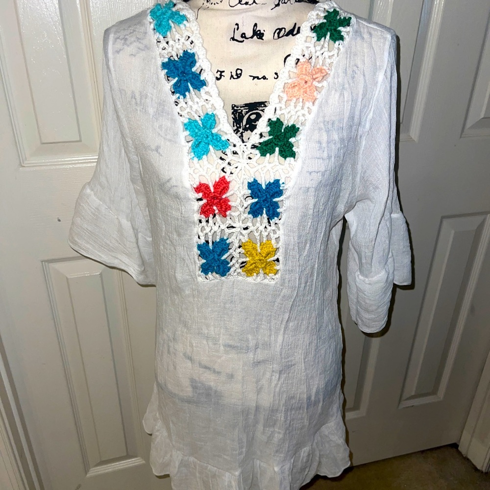 SHEIN swimsuit coverup fits an 8-10 (M/L)